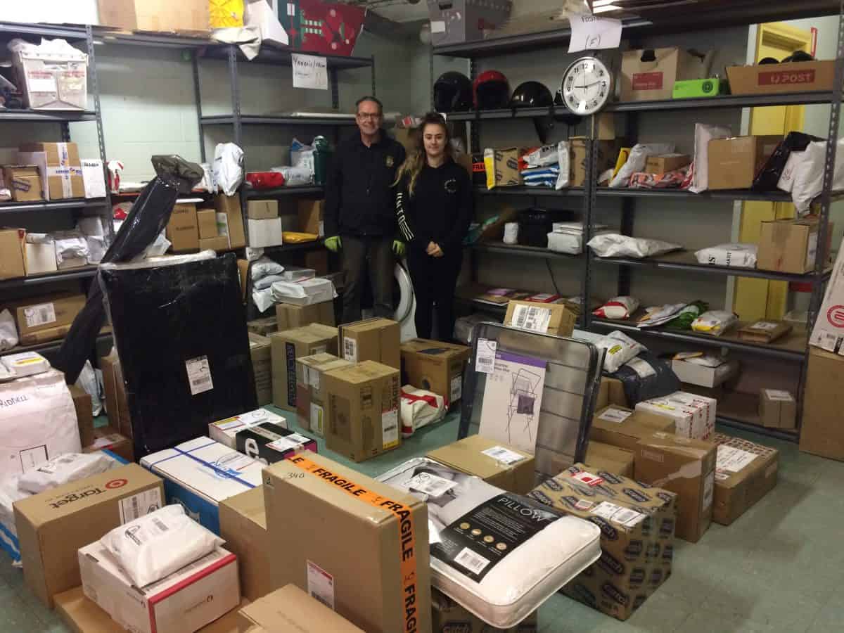 Parcels pile in and out of district post offices Foster Community Online