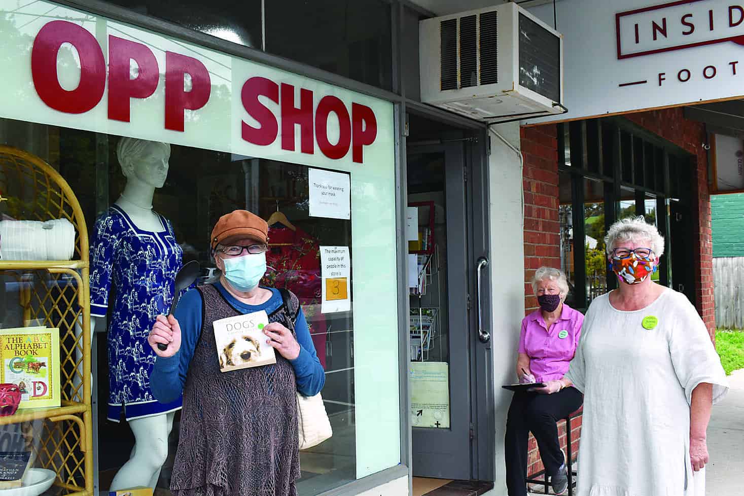 Gladhearted queue outside Foster’s reopened Little Opp Shop Foster